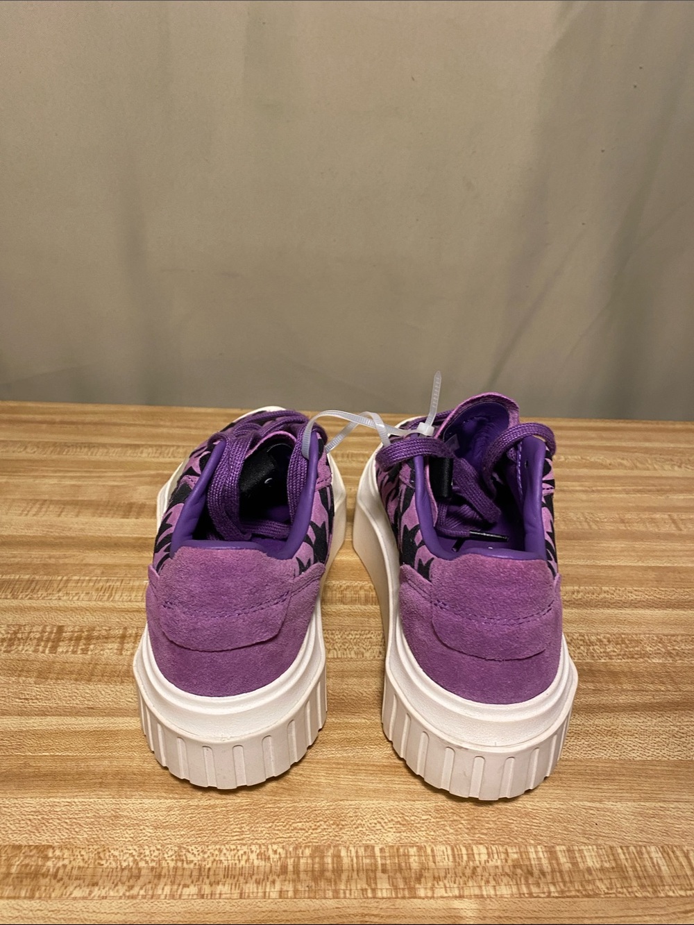 Adidas Originals Hypersleek Purple Houndstooth Platform  shoes Women’s 5 - Picture 4 of 7